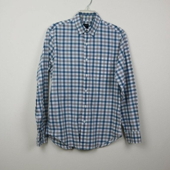 J Crew Mens Shirt Long Sleeve Button Down Plaid S - Picture 2 of 7